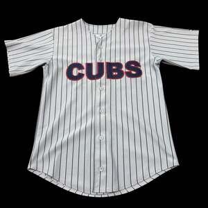 Vintage 90s Chicago Cubs Starter Pinstripe Baseball Jersey